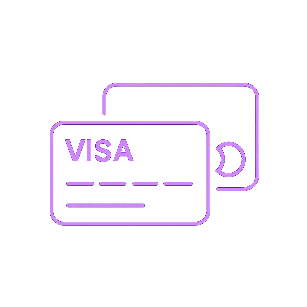 Visa / Mastercard payment icon